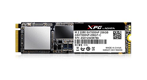 ADATA SX7000 256 GB M.2-2280 PCIe 3.0 X4 NVME Solid State Drive