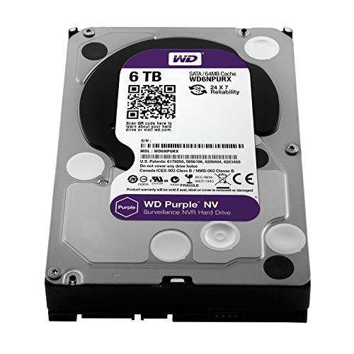 Western Digital Purple NV 6 TB 3.5" 5400 RPM Internal Hard Drive