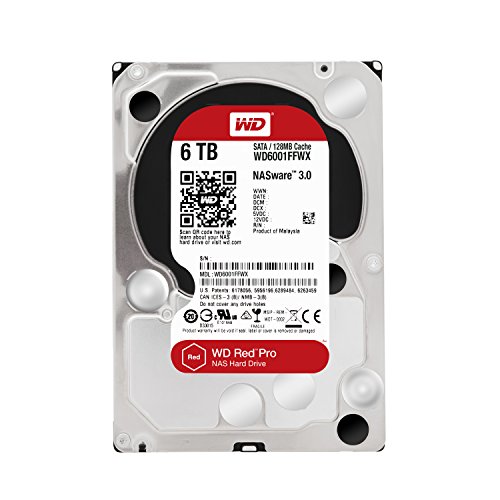 Western Digital Red Pro 6 TB 3.5" 7200 RPM Internal Hard Drive