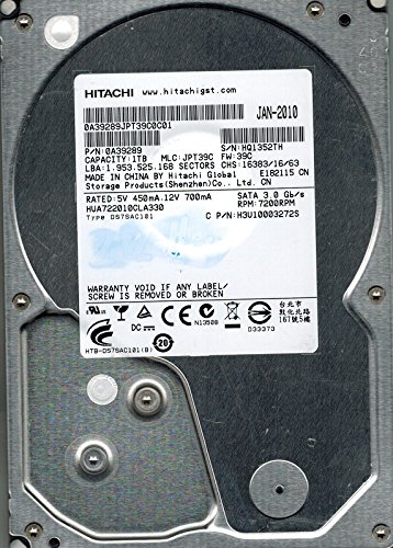 Hitachi Ultrastar 1 TB 3.5" 7200 RPM Internal Hard Drive