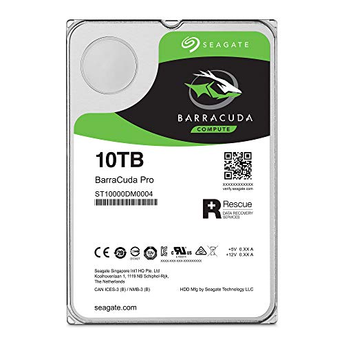Seagate BarraCuda Pro 10 TB 3.5" 7200 RPM Internal Hard Drive