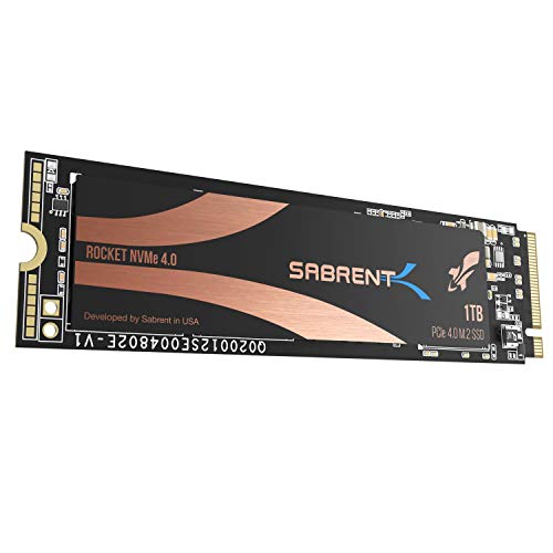 Sabrent Rocket 4.0 1 TB M.2-2280 PCIe 4.0 X4 NVME Solid State Drive