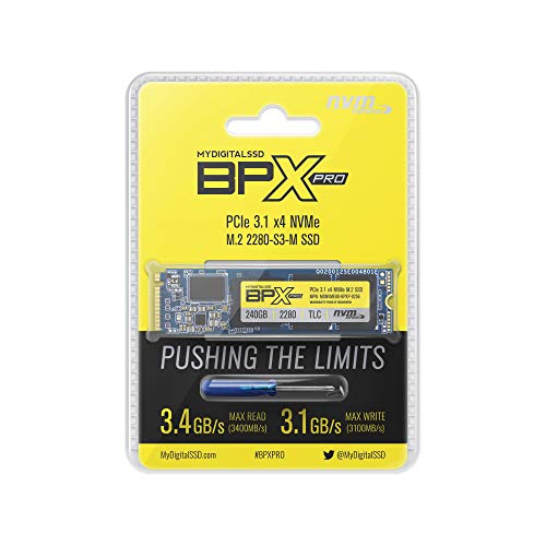 MyDigitalSSD BPX Pro 240 GB M.2-2280 PCIe 3.0 X4 NVME Solid State Drive