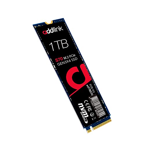 Addlink S70 1 TB M.2-2280 PCIe 3.0 X4 NVME Solid State Drive