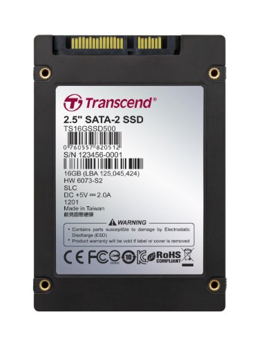 Transcend TS16GSSD500 16 GB 2.5" Solid State Drive