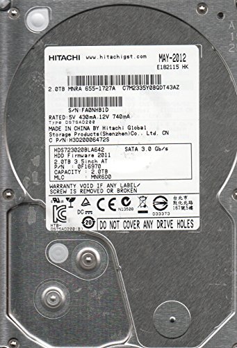 Hitachi 7K3000 2 TB 3.5" 7200 RPM Internal Hard Drive