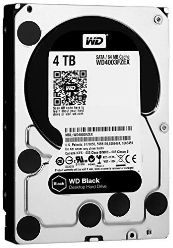 Western Digital Black 4 TB 3.5" 7200 RPM Internal Hard Drive