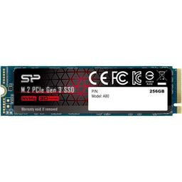 Silicon Power A80 256 GB M.2-2280 PCIe 3.0 X4 NVME Solid State Drive