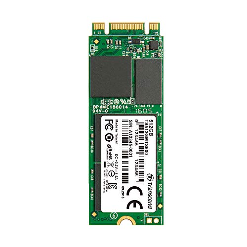 Transcend MTS600 512 GB M.2-2260 SATA Solid State Drive