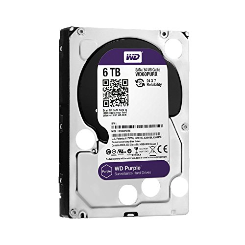 Western Digital Purple 6 TB 3.5" 5400 RPM Internal Hard Drive
