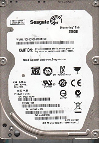 Seagate Momentus 7200.4 250 GB 2.5" 7200 RPM Internal Hard Drive