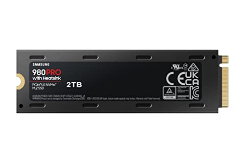 Samsung 980 Pro Heatsink 2 TB M.2-2280 PCIe 4.0 X4 NVME Solid State Drive