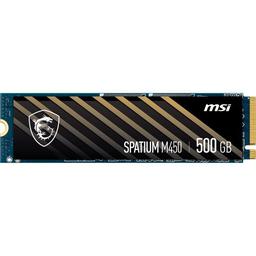 MSI SPATIUM M450 500 GB M.2-2280 PCIe 4.0 X4 NVME Solid State Drive