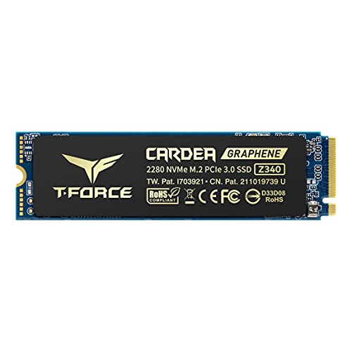 TEAMGROUP T-Force Cardea Zero Z340 2 TB M.2-2280 PCIe 3.0 X4 NVME Solid State Drive
