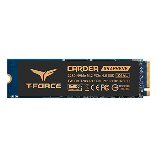 TEAMGROUP T-Force Cardea Z44L 250 GB M.2-2280 PCIe 4.0 X4 NVME Solid State Drive