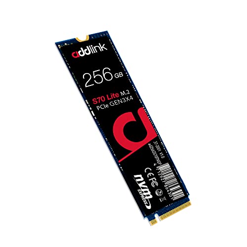 Addlink S70 256 GB M.2-2280 PCIe 3.0 X4 NVME Solid State Drive