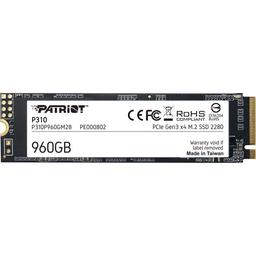 Patriot P310 960 GB M.2-2280 PCIe 3.0 X4 NVME Solid State Drive