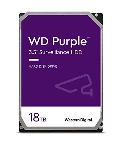 Western Digital Purple 18 TB 3.5" 7200 RPM Internal Hard Drive