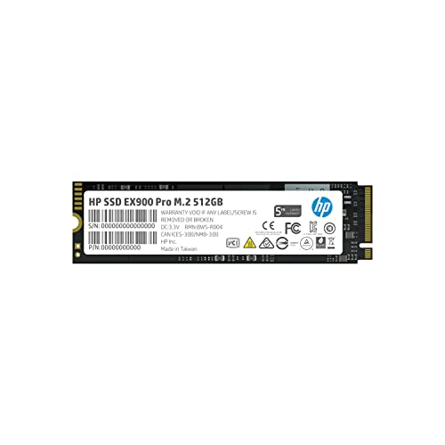 HP EX900 Pro 512 GB M.2-2280 PCIe 3.0 X4 NVME Solid State Drive