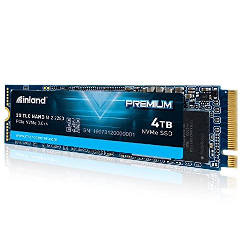Inland Premium 4 TB M.2-2280 PCIe 3.0 X4 NVME Solid State Drive