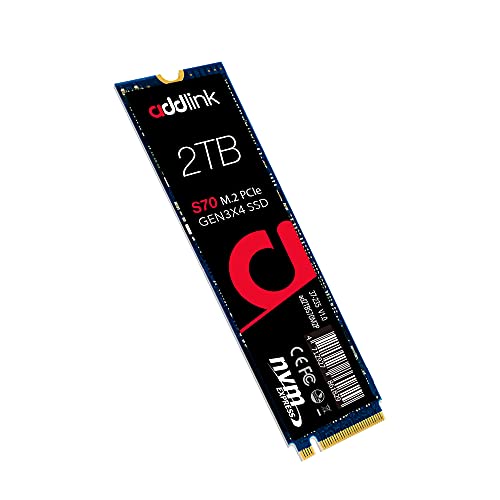 Addlink S70 2 TB M.2-2280 PCIe 3.0 X4 NVME Solid State Drive