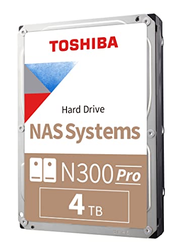 Toshiba N300 Pro 4 TB 3.5" 7200 RPM Internal Hard Drive