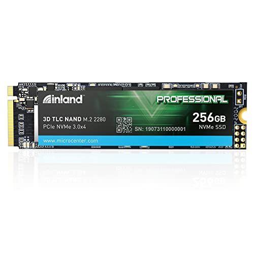 Inland Professional 256 GB M.2-2280 PCIe 3.0 X4 NVME Solid State Drive