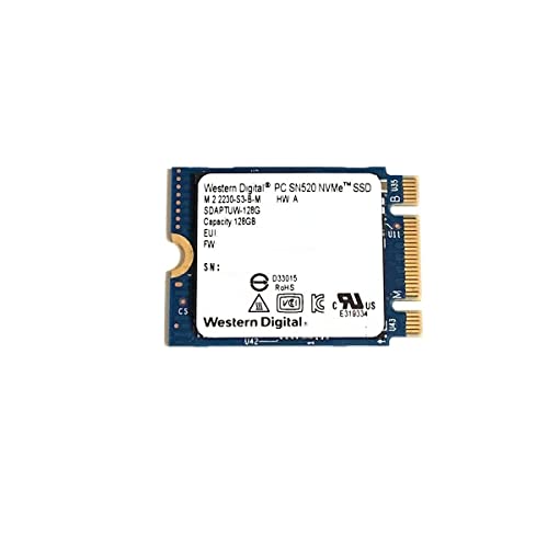 Western Digital SN520 128 GB M.2-2230 PCIe 3.0 X2 NVME Solid State Drive