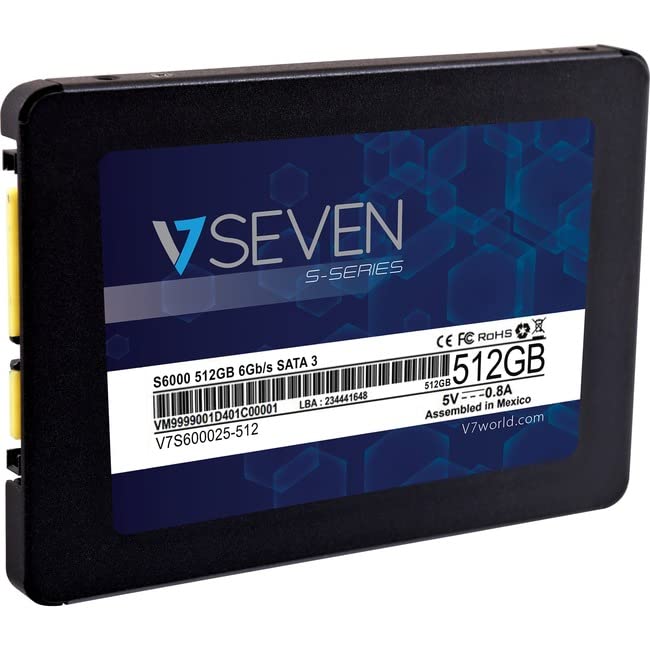 V7 S6000 512 GB 2.5" Solid State Drive