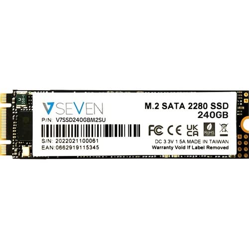 V7 V7SSD240GBM2SU 240 GB M.2-2280 SATA Solid State Drive