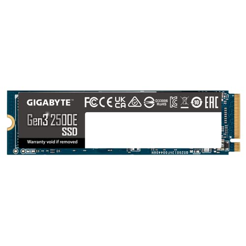 Gigabyte Gen3 2500E 500 GB M.2-2280 PCIe 3.0 X4 NVME Solid State Drive