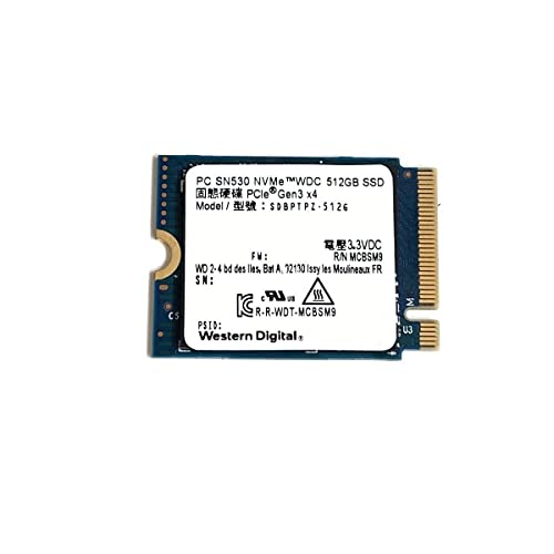 Western Digital SN530 512 GB M.2-2230 PCIe 3.0 X4 NVME Solid State Drive