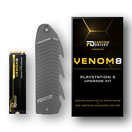Fantom Drives VENOM8 PS5 2 TB M.2-2280 PCIe 4.0 X4 NVME Solid State Drive