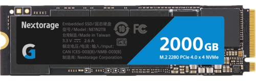 Nextorage G-Series 2 TB M.2-2280 PCIe 4.0 X4 NVME Solid State Drive