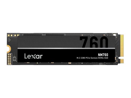 Lexar NM760 1 TB M.2-2280 PCIe 4.0 X4 NVME Solid State Drive