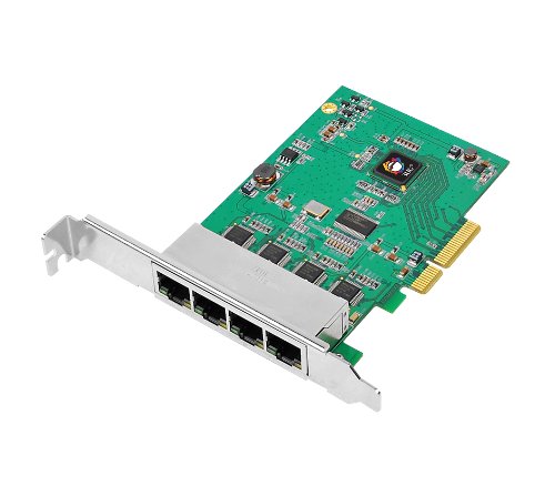 SIIG CN-GP4011-S1 4 x Gigabit Ethernet PCIe x4 Network Adapter