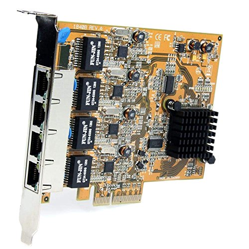 StarTech ST1000SPEX42 4 x Gigabit Ethernet PCIe x4 Network Adapter